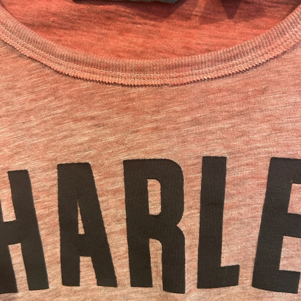 Harley-Davidson Brick Red Tee with Black Logo - Picture 3 of 3